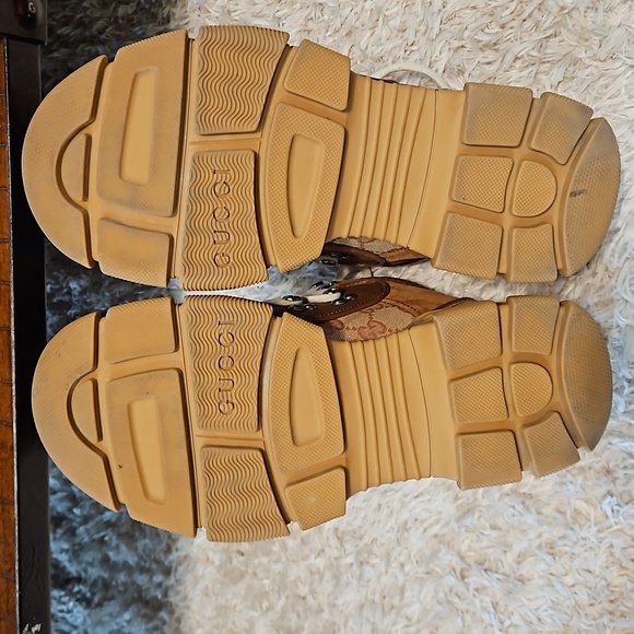 GUCCI Flashtrek brown Low top Ankle boots - Picture 2 of 4